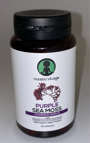 Purple Irish Moss Capsules (With Bladderwrack & Burdock Root)